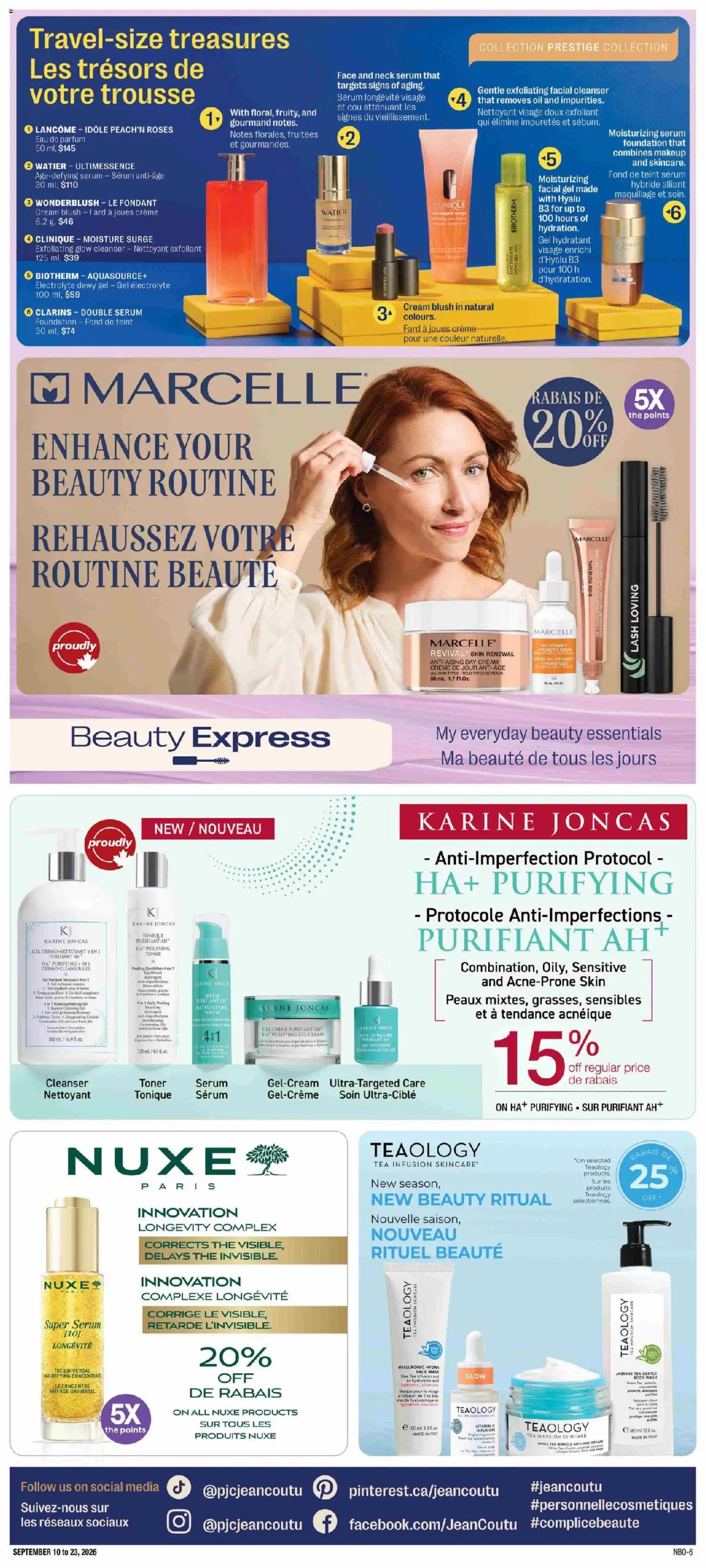 Jean Coutu flyer valid from Sep 10, 2026 | Page: 6 | Products: Tea, Peeling, Black tea, Body wash