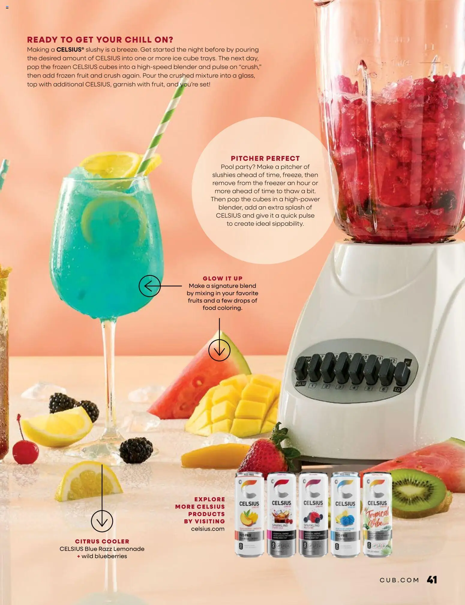 Cub Foods Magazine - valid from 06/01/2026 | Page: 41 | Products: Food coloring, Blender, Lemonade, Freezer