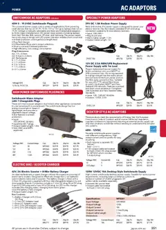 Preview of Jaycar Engineering & Scientific Catalogue 2025/2026  - valid from 09.07.2025 | Page: 351 | Products: Box, Suit, Cable, Connector
