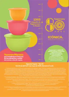 Vista previa de Tupperware catálogo, nuevo folleto de la tienda, válido en México a partir del 20.04.2026 | Página: 96