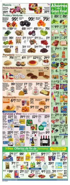 Preview of El Super weekly ads valid from 07/15/2026 | Page: 4 | Products: Peaches, Pan, Tea, Cucumbers