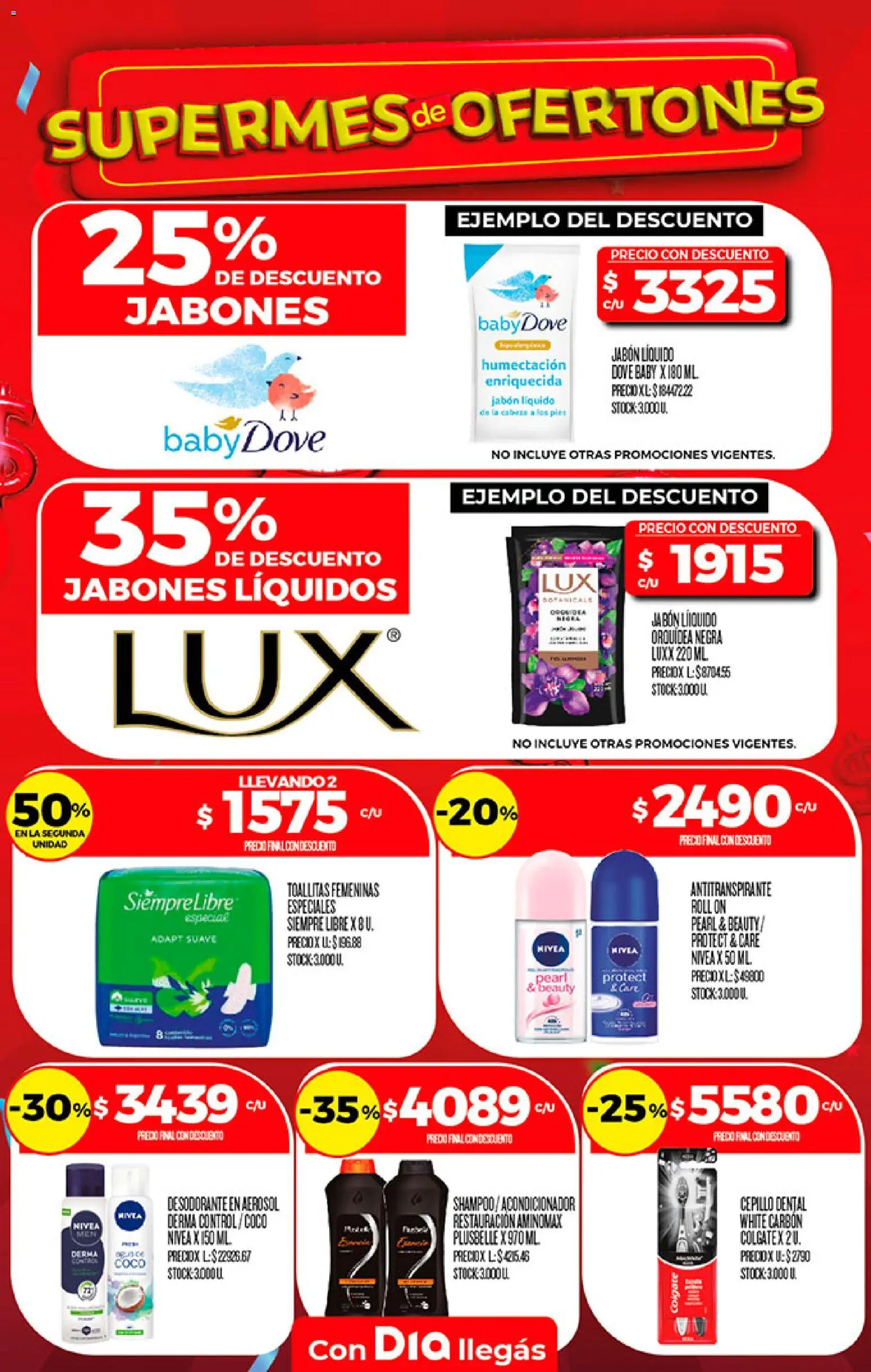 Supermercado DIA Ofertas │ válido desde el 19/08/2026 | Página: 23 | Productos: Shampoo, Jabón, Antitranspirante, Orquídea