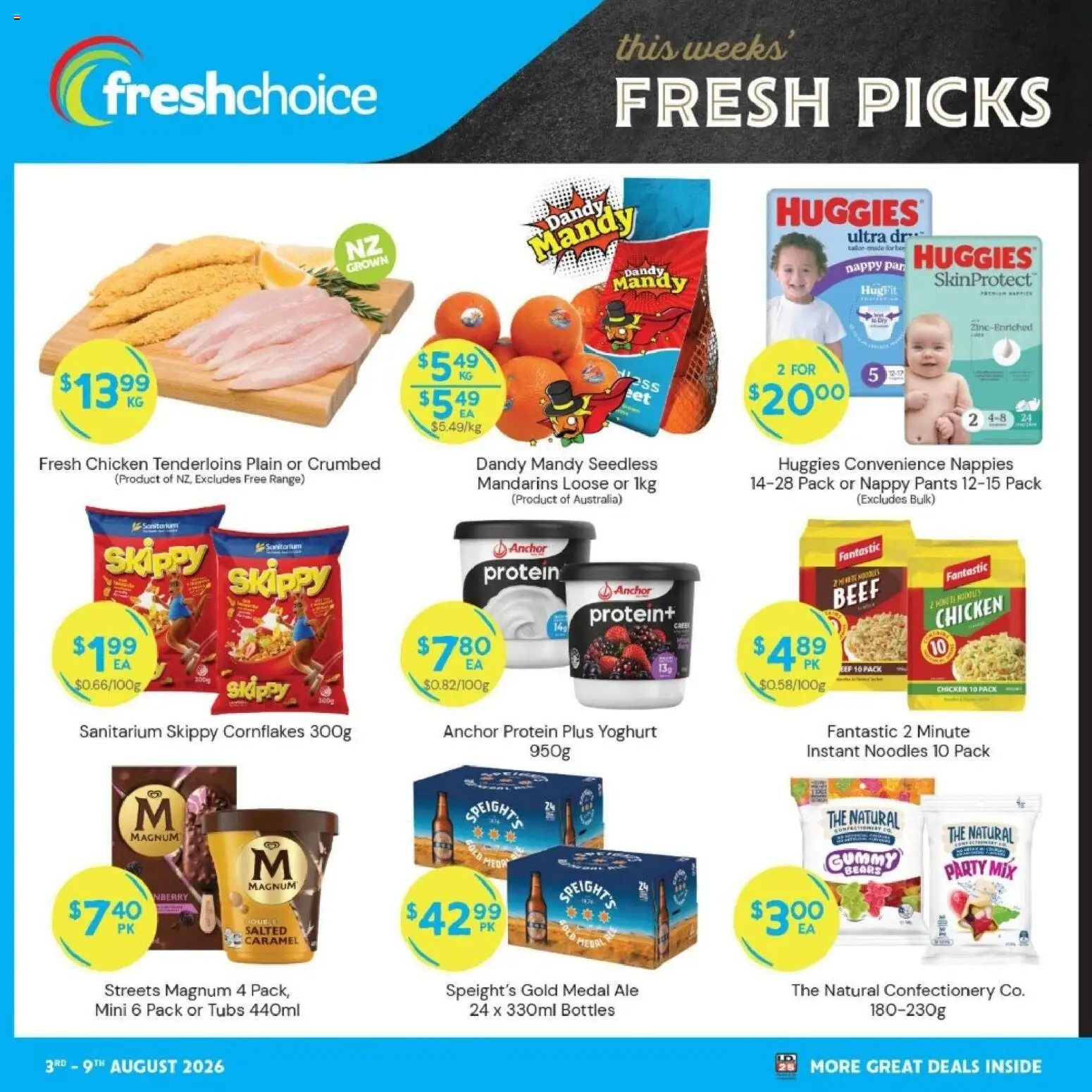 FreshChoice catalogue from 3 Aug 2026 | Page: 1