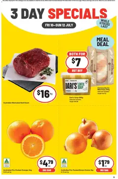 Preview of IGA 3 Day Specials - SA - valid from 10/07/2026