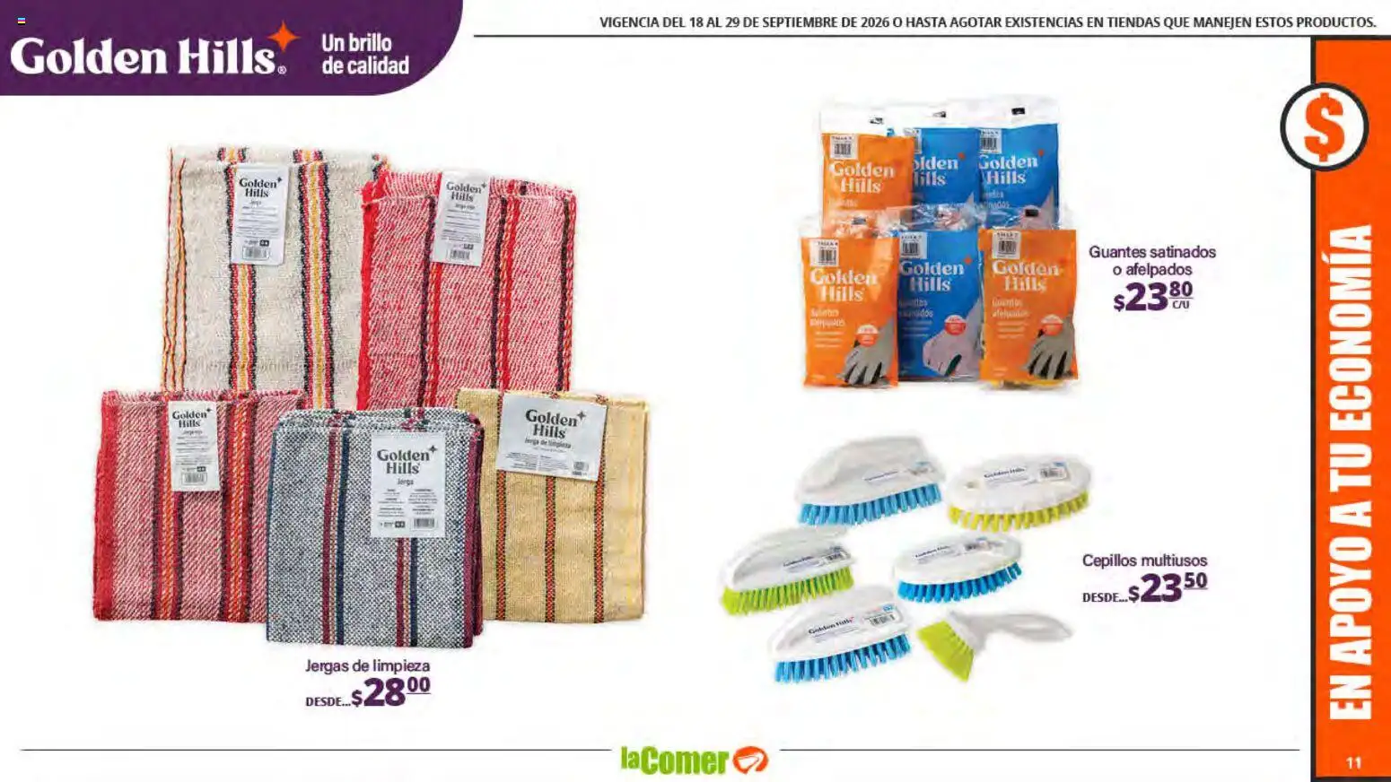 Nuevas ofertas de La Comer válidas en toda la República Mexicana desde el 18/09/2026. ¡Encuentra las mejores ofertas en La Comer folleto! | Página: 11
