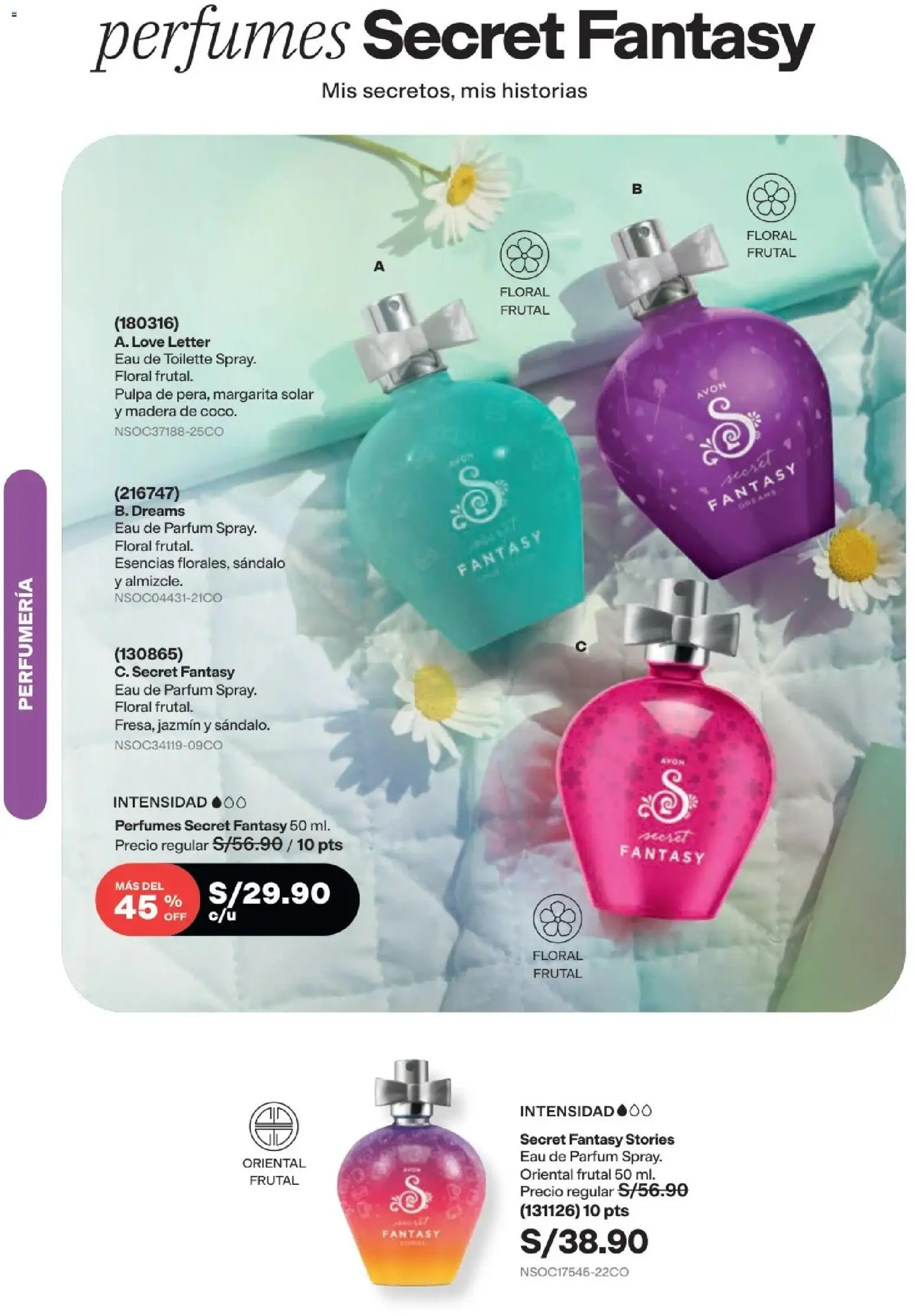 Catálogo Avon válido desde 22/07/2026 | Página: 93 | Productos: Perfumes, EAU de Toilette