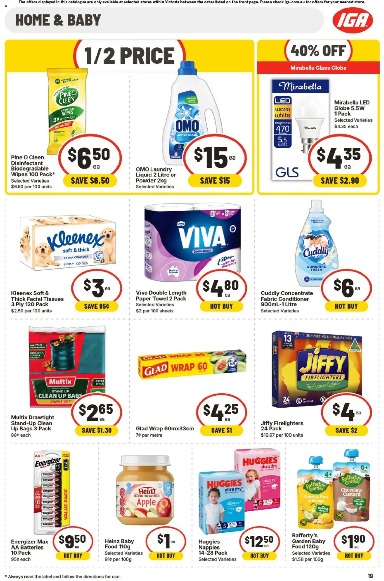 IGA catalogue - valid from 27/07/2026 | Page: 25 | Products: Chocolate, Mango, Batteries, Laundry