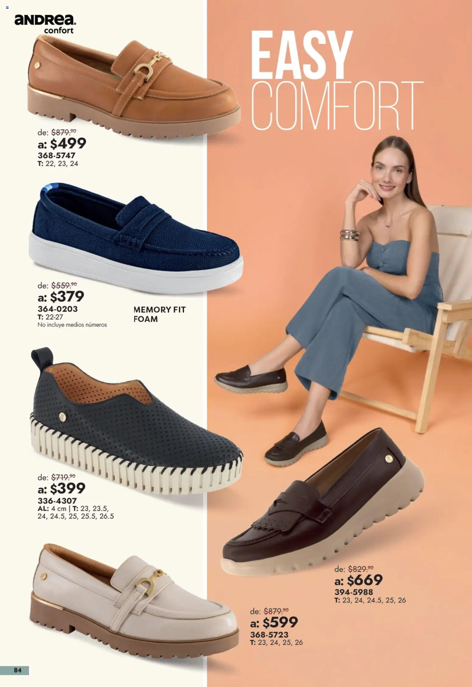 Nuevas ofertas de Andrea válidas en toda la República Mexicana desde el 13/09/2026. ¡Encuentra las mejores ofertas en Andrea catálogo Outlet! | Página: 84