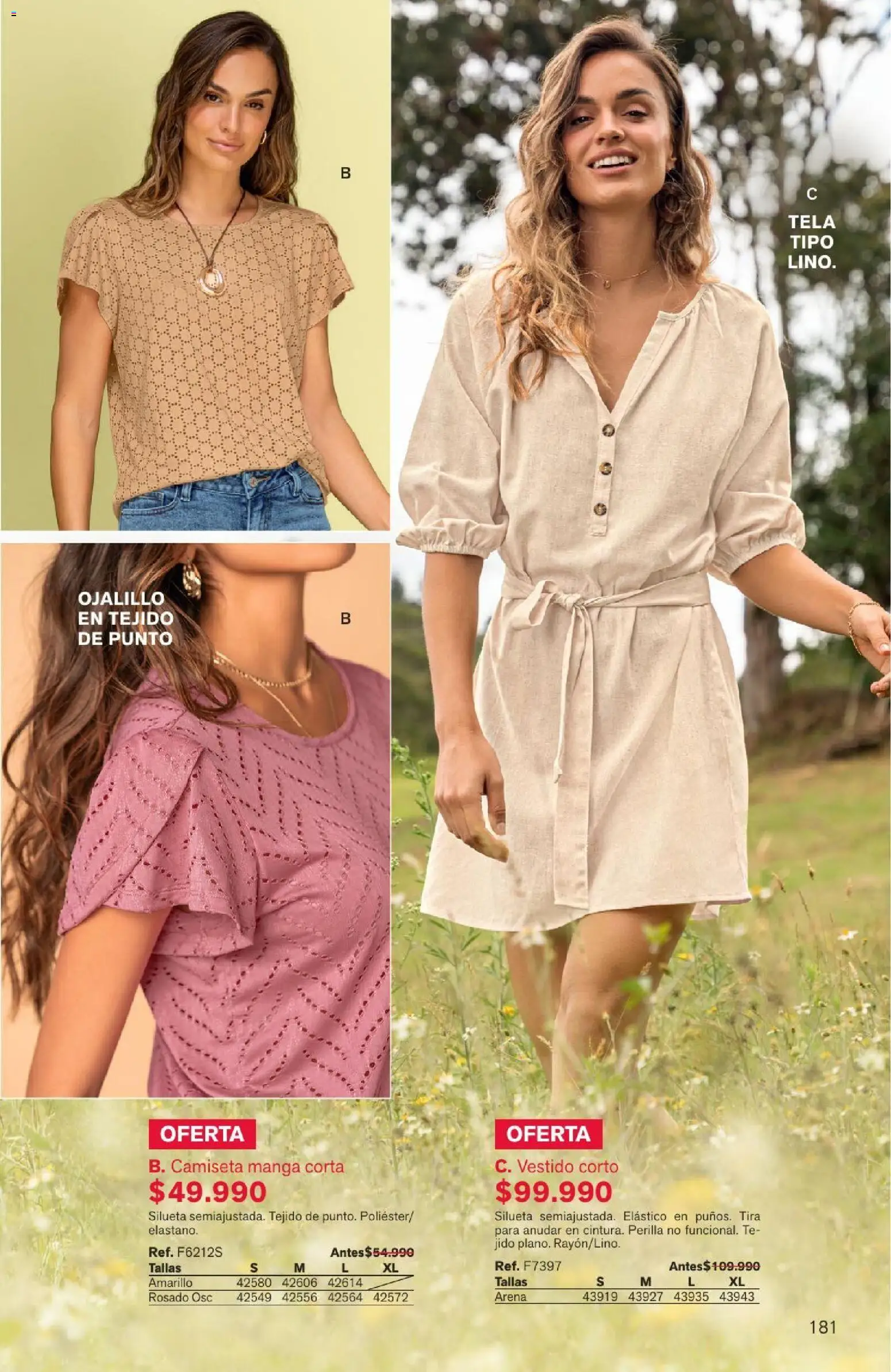 Leonisa revista - valida desde el 04/08/2026 | Página: 181 | Productos: Té, Camiseta, Vestido