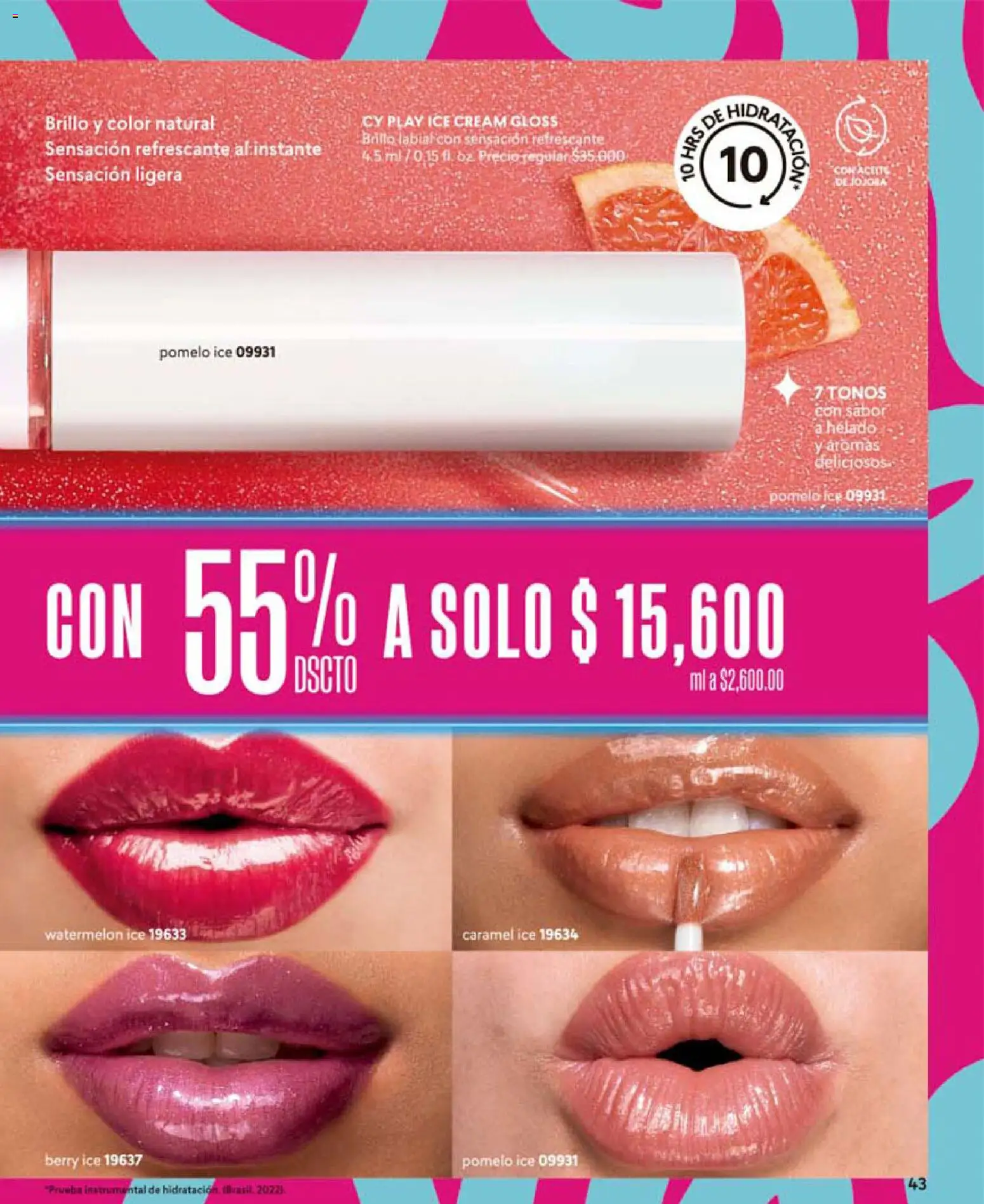 CyZone revista - valida desde el 19.05.2026 | Página: 43 | Productos: Helado, Brillo, Aceite