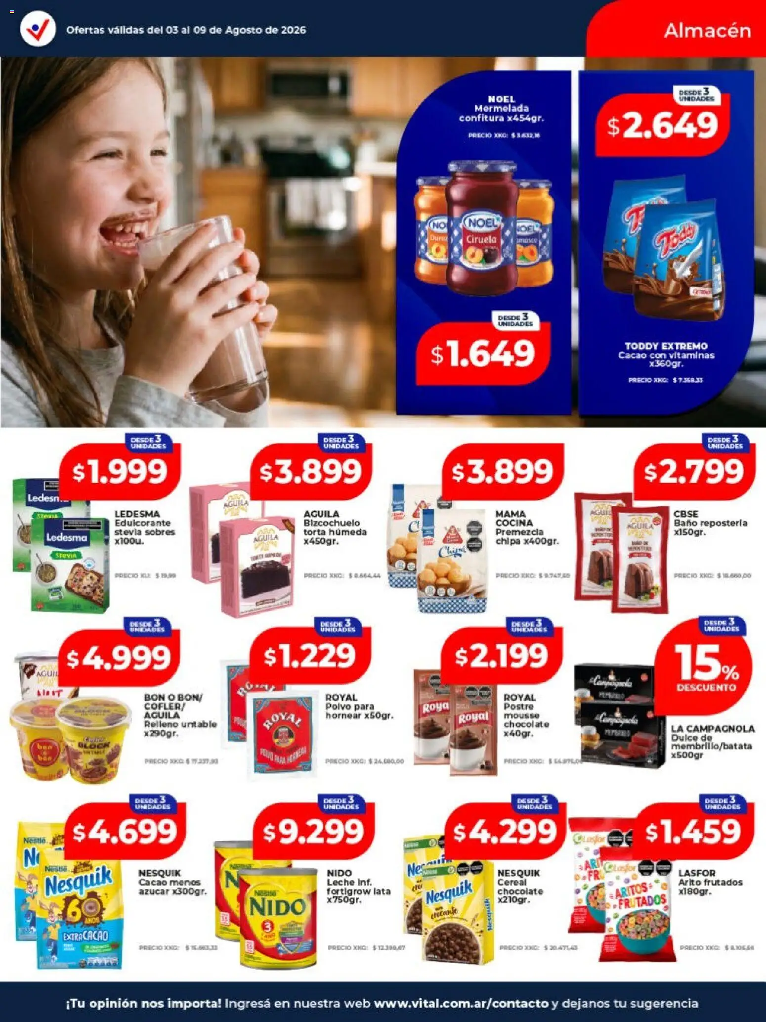 Vital - Ofertas │ válido desde el 03/08/2026 | Página: 18