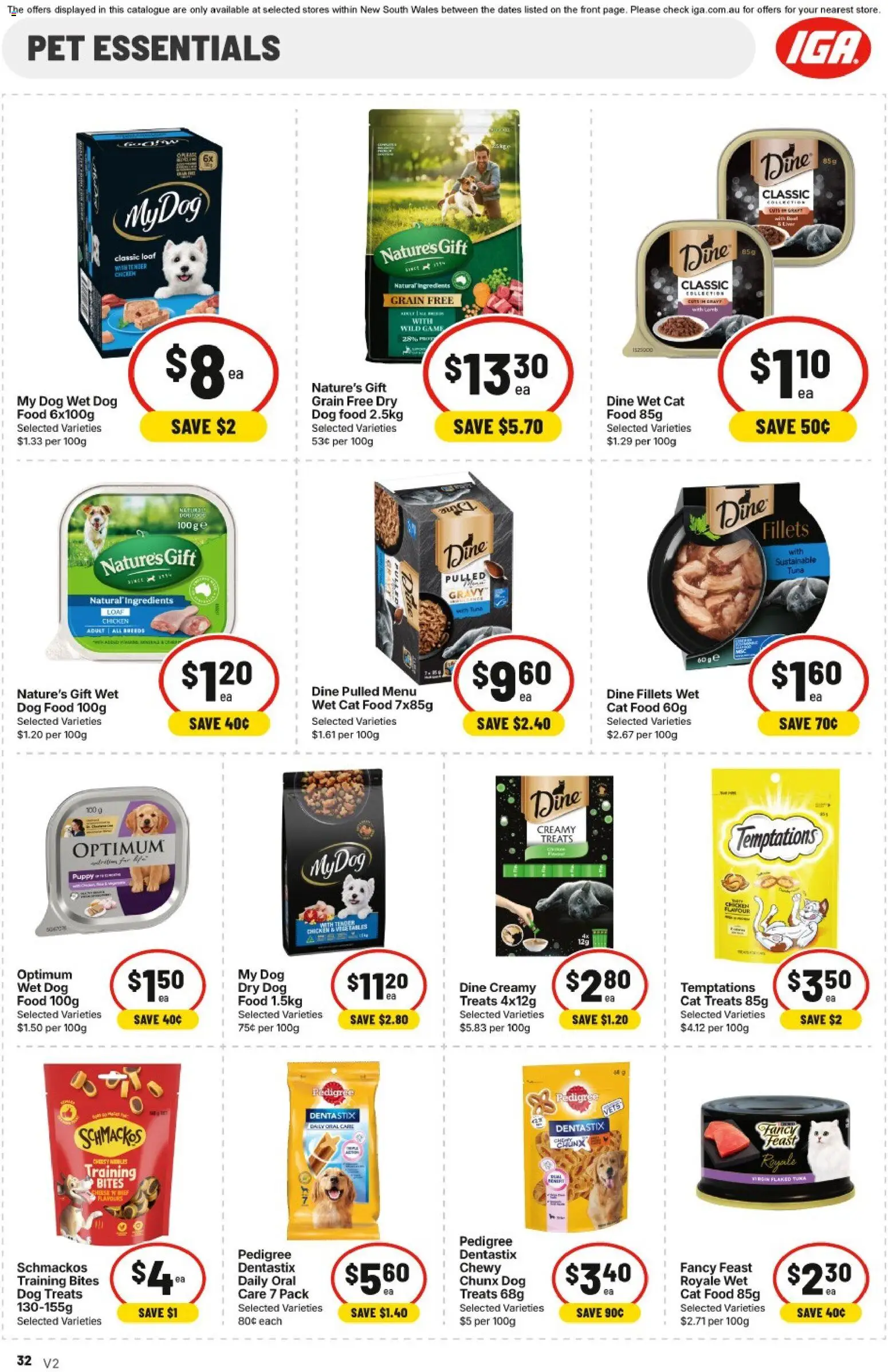 IGA catalogue - valid from 22/07/2026 | Page: 31 | Products: Chicken, Dog food, Tuna, Game