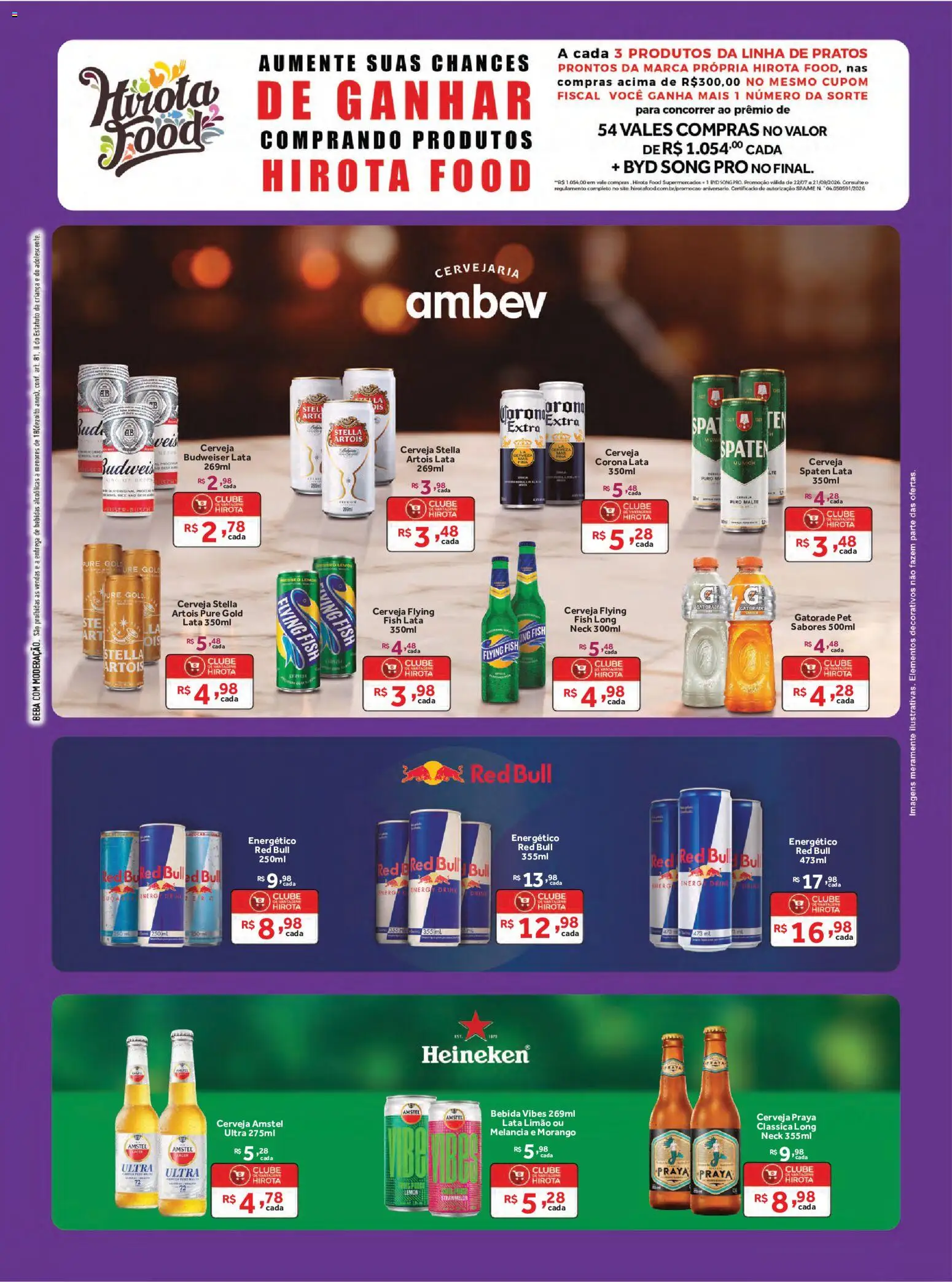 Hirota Food Folheto - válido de 12/08/2026 | Página: 11 | Produtos: Melancia, Energético Red Bull, Bebidas, Cerveja