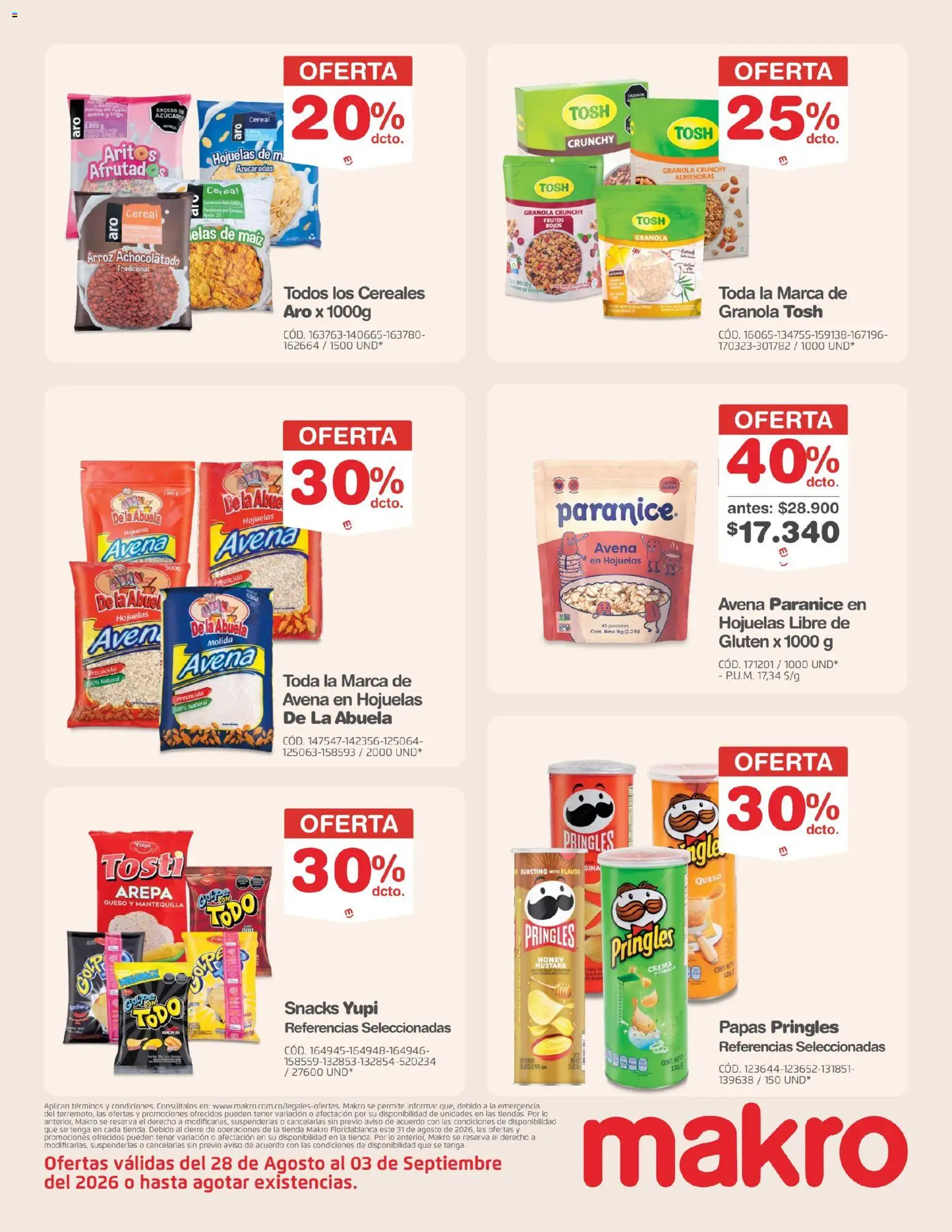 Makro revista - valida desde el 28/08/2026 | Página: 13