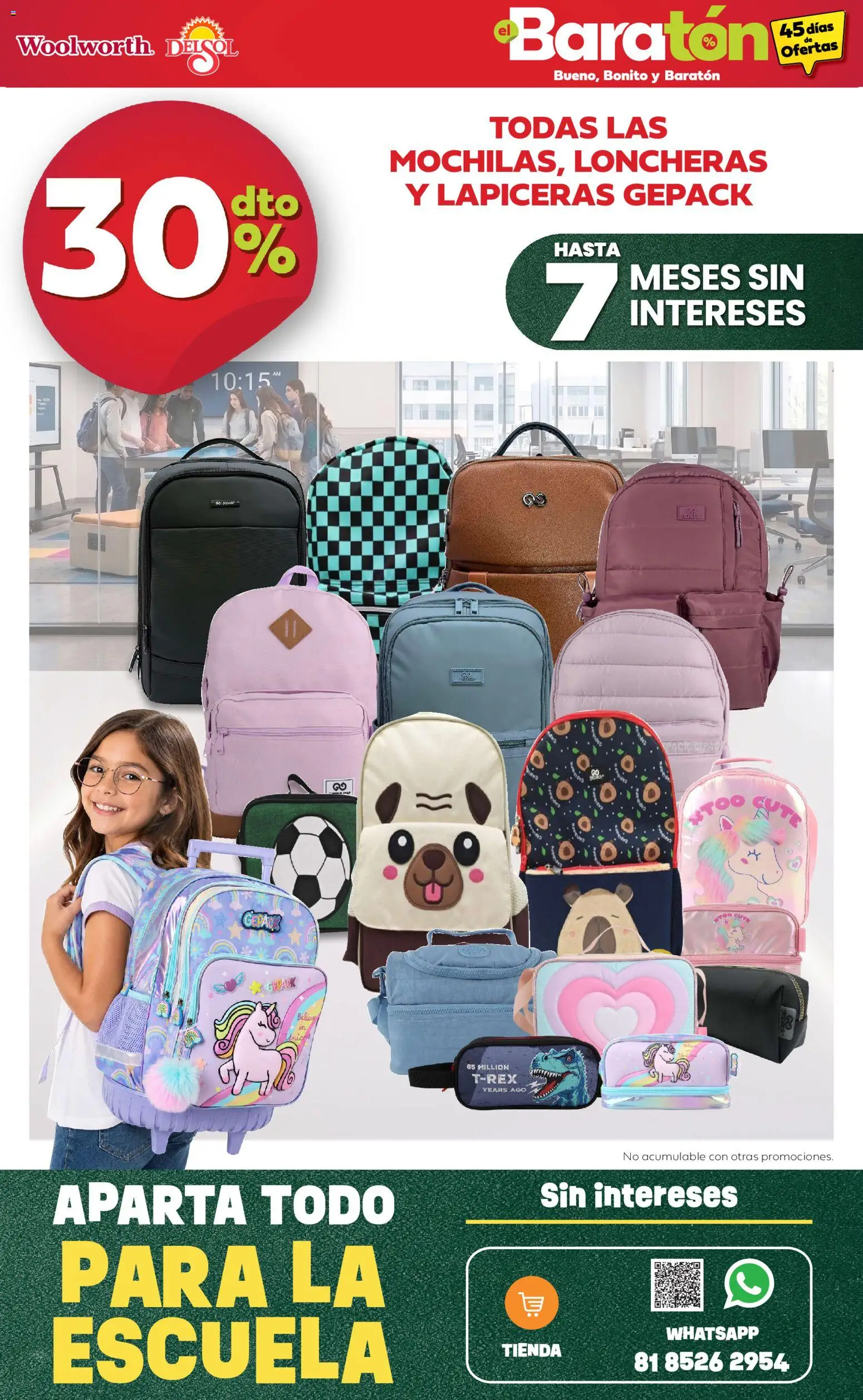 Nuevas ofertas de Del Sol y Woolworth válidas en toda la República Mexicana desde el 16/07/2026. ¡Encuentra las mejores ofertas en Del Sol y Woolworth catálogo Bueno, Bonito y Baratón! | Página: 3