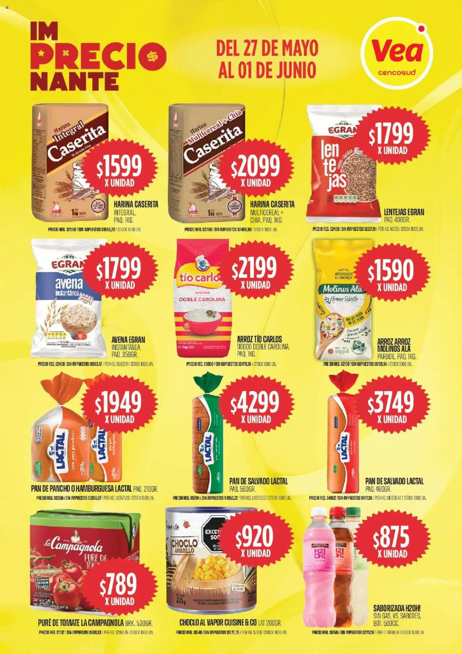 Vea ofertas │ válido desde el 27.05.2026 | Página: 4 | Productos: Avena, Tomate, Pan, Arroz