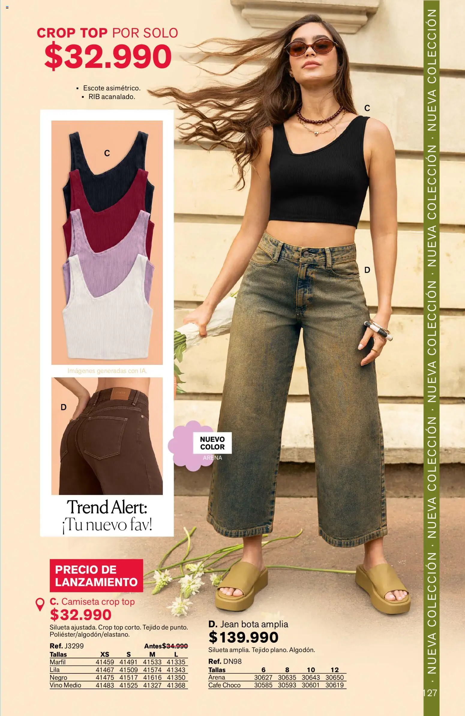 Leonisa revista - valida desde el 11/09/2026 | Página: 127 | Productos: Jean, Camiseta, Café, Vino