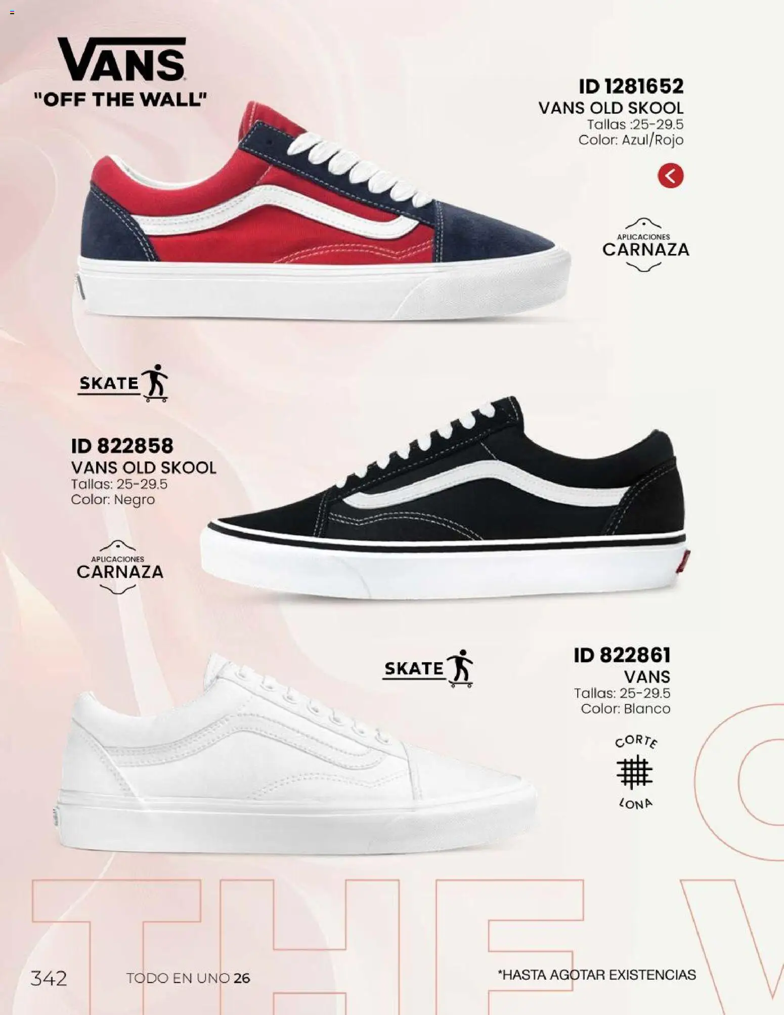Nuevas ofertas de Price Shoes válidas en toda la República Mexicana desde el 06.05.2026. ¡Encuentra las mejores ofertas en Price Shoes catálogo Todo en uno! | Página: 342 | Productos: Lona