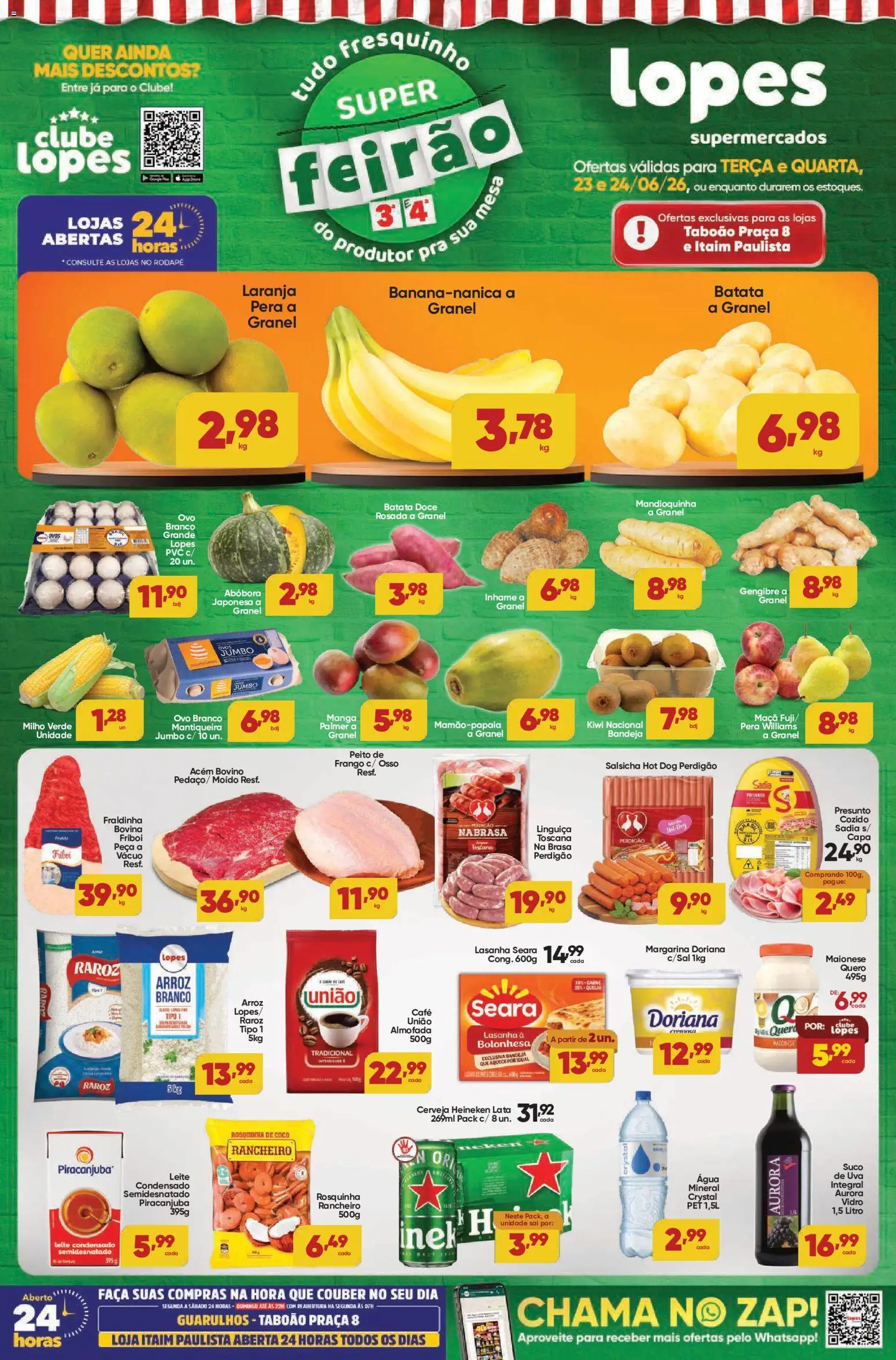 Lopes Supermercados Folheto - válido de 23/06/2026 | Página: 1