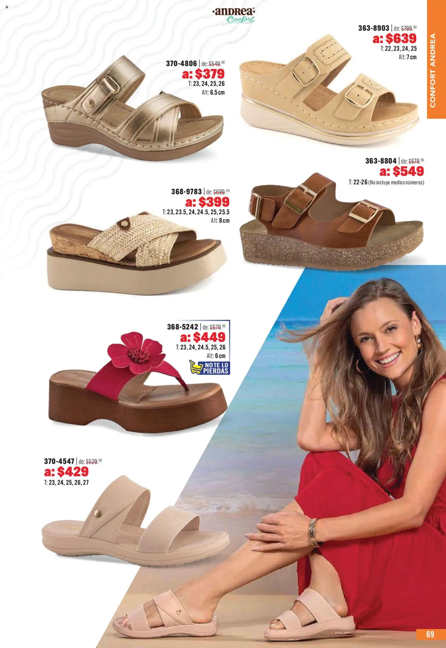 Nuevas ofertas de Andrea válidas en toda la República Mexicana desde el 03.05.2026. ¡Encuentra las mejores ofertas en Andrea catálogo Outlet! | Página: 69