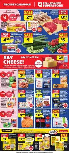 Preview of Atlantic Superstore weekly flyer / circulaire from shop Atlantic Superstore valid from Jul 9, 2026