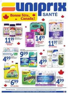 Preview of Uniprix - Uniprix Sante from shop Uniprix valid from Jun 25, 2026