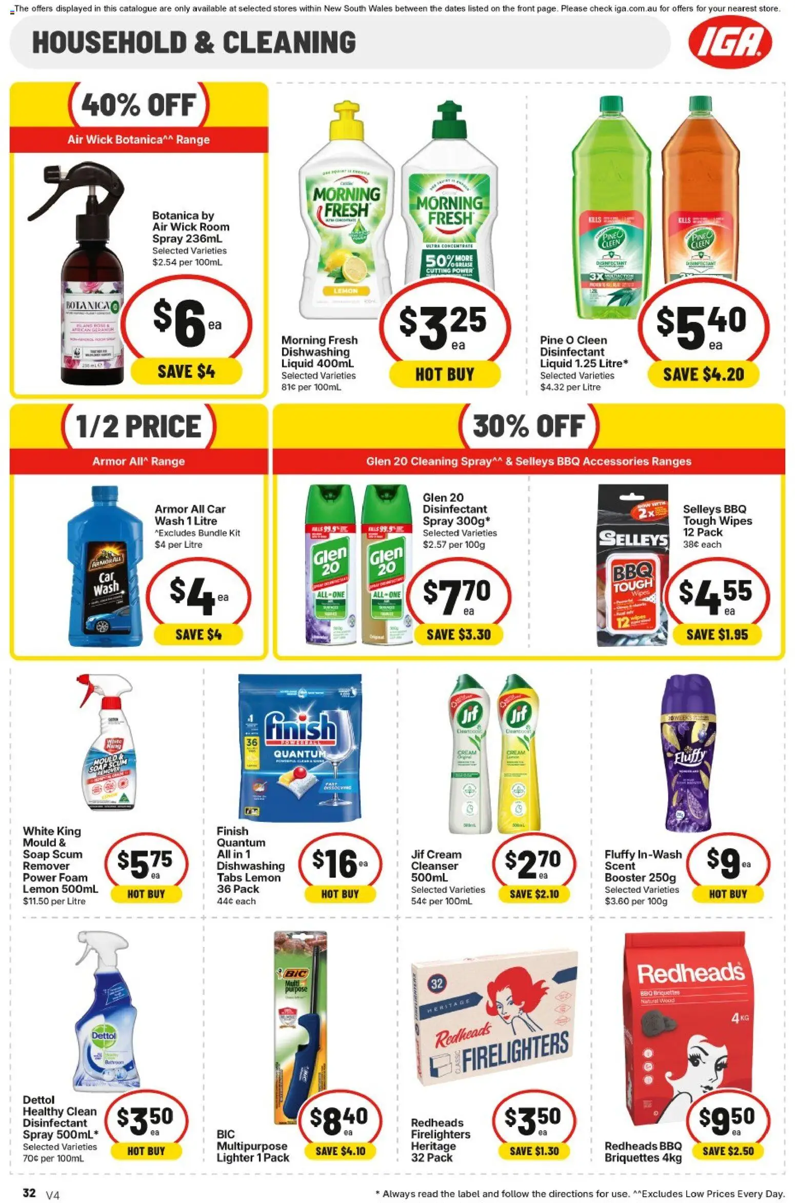 IGA catalogue - valid from 30/09/2026 | Page: 37 | Products: Household, Wood, Lemon, Multipurpose