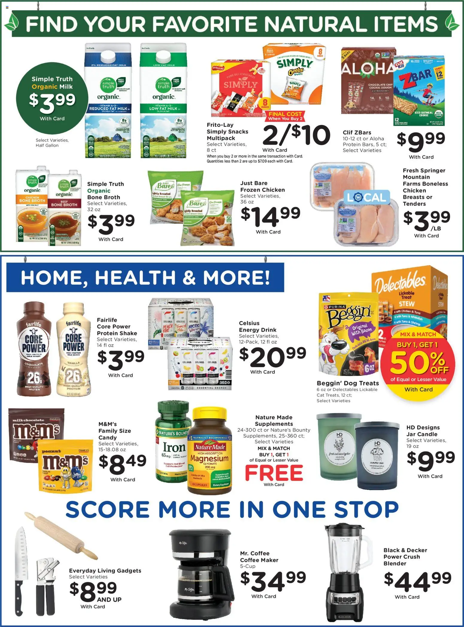 Kroger Weekly Ad - valid from 08/26/2026 | Page: 9 | Products: Dog Treats, Chicken, Chocolate, Protein