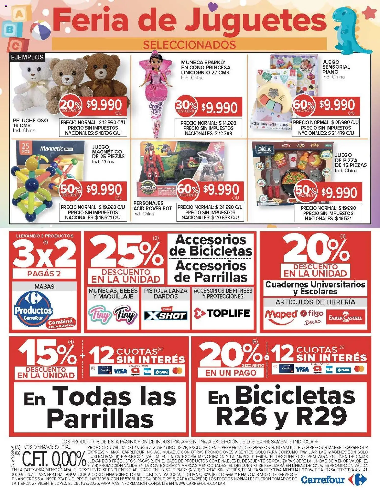 Carrefour ofertas │ válido desde el 17.06.2026 | Página: 28 | Productos: Sobre, Maquillaje, Pizza