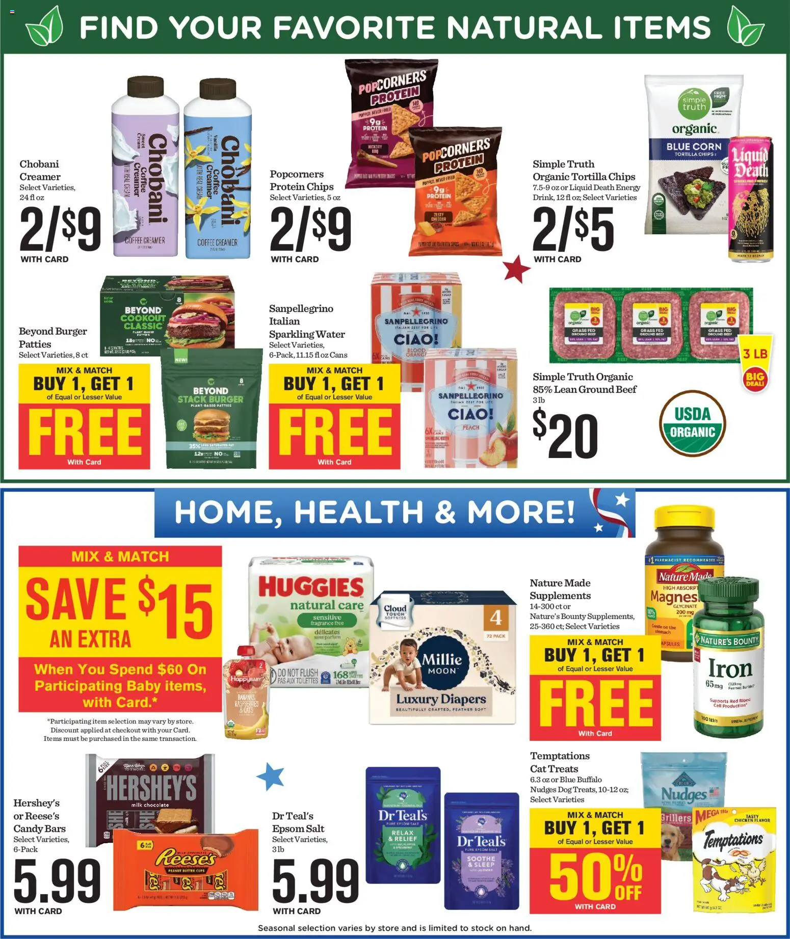 Mariano's Weekly Ad - valid from 07/01/2026 | Page: 13 | Products: Butter, Beef, Cream, Salt
