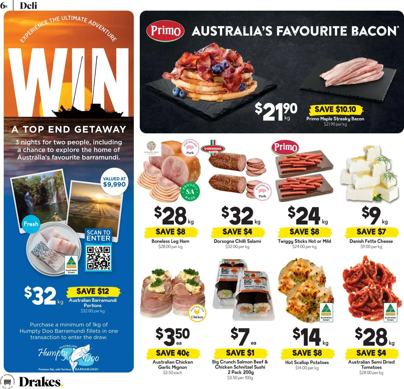 Drakes catalogue - valid from 06.05.2026 | Page: 6 | Products: Bacon, Ham, Chicken, Tomatoes