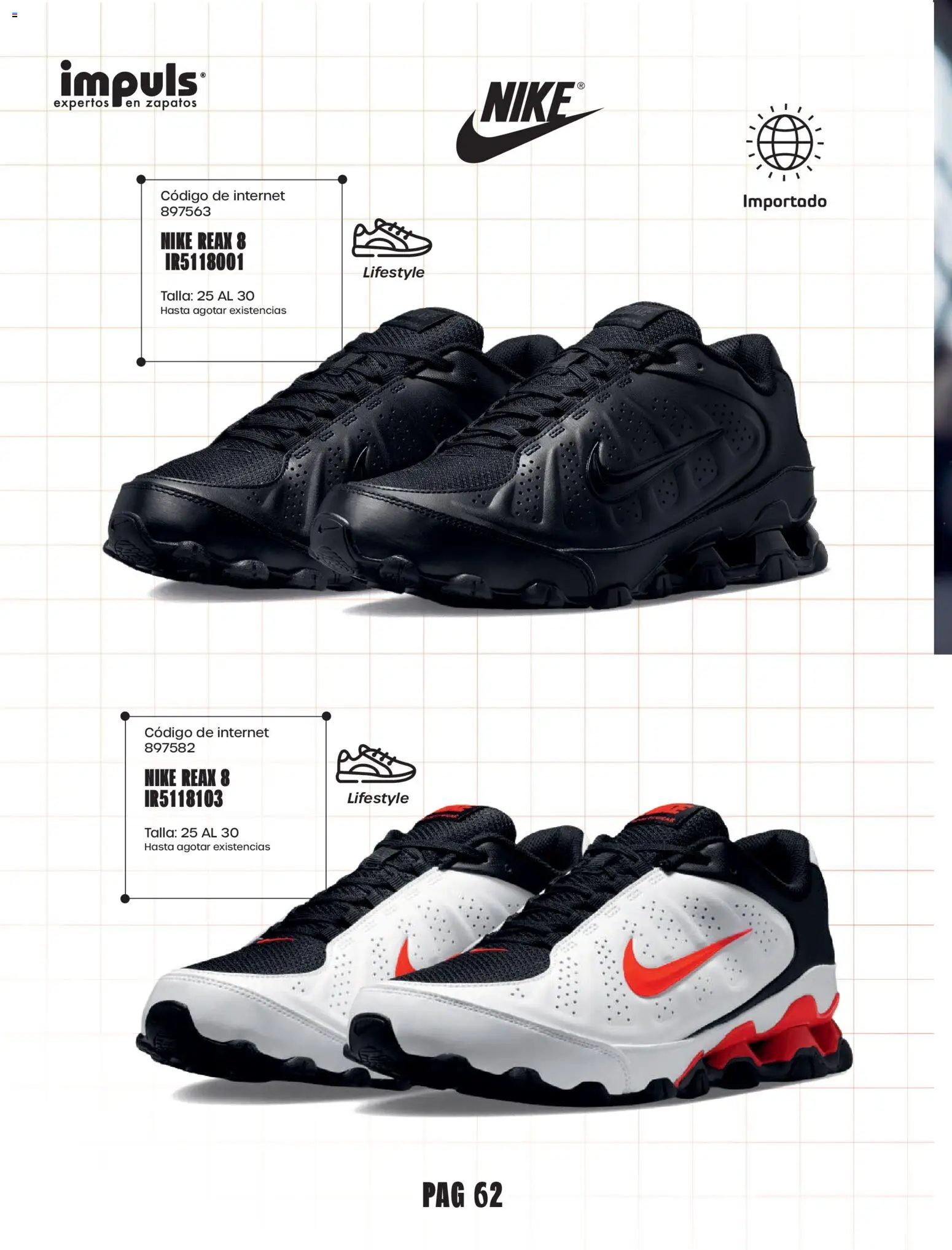 Nuevas ofertas de Impuls válidas en toda la República Mexicana desde el 01/09/2026. ¡Encuentra las mejores ofertas en Impuls catálogo Urban Sport! | Página: 64 | Productos: Zapatos