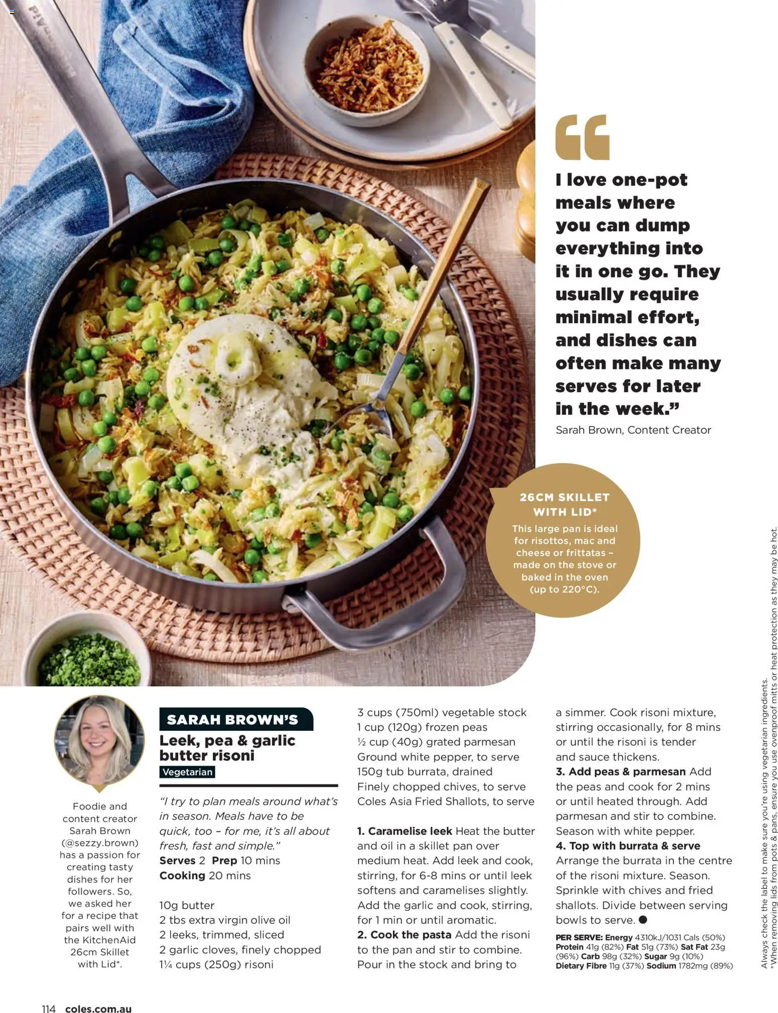 Coles catalogue - valid from 05/03/2026 | Page: 114 | Products: Oil, Pasta, Garlic, Stove