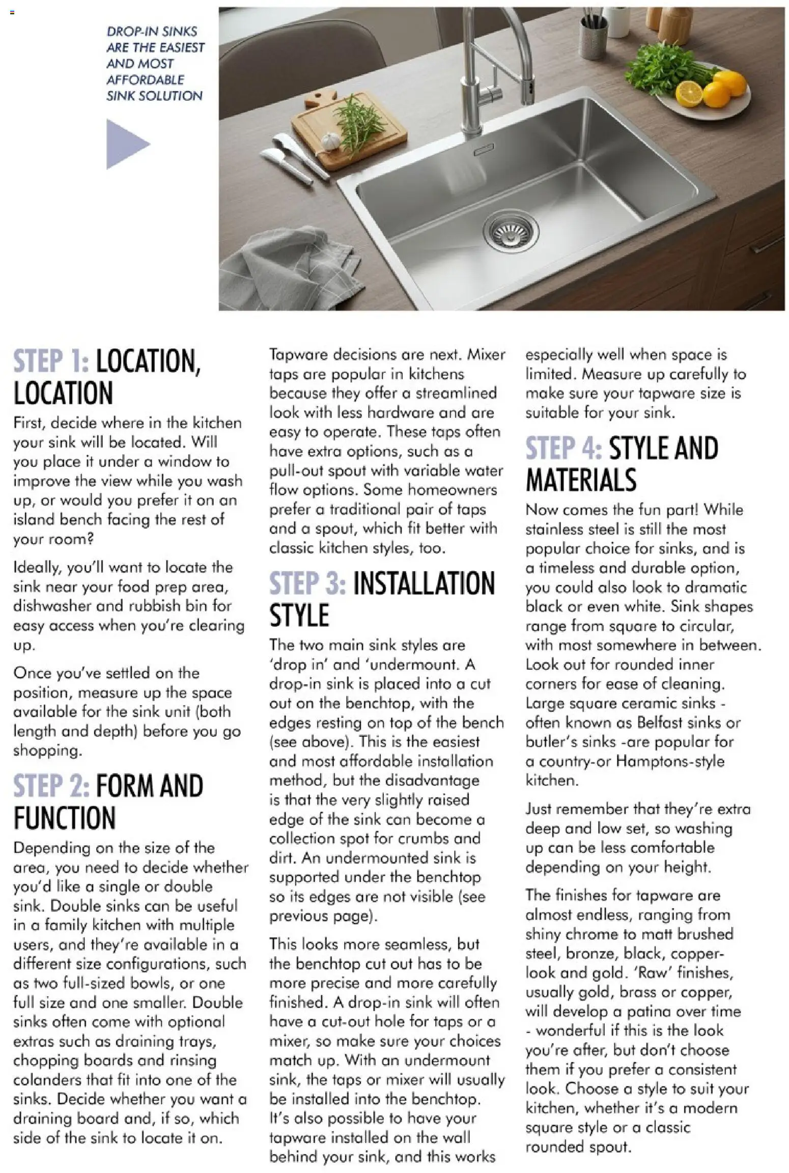 The Good Guys catalogue - valid from 25.03.2026 | Page: 17 | Products: Sink, Window, Water, Mixer