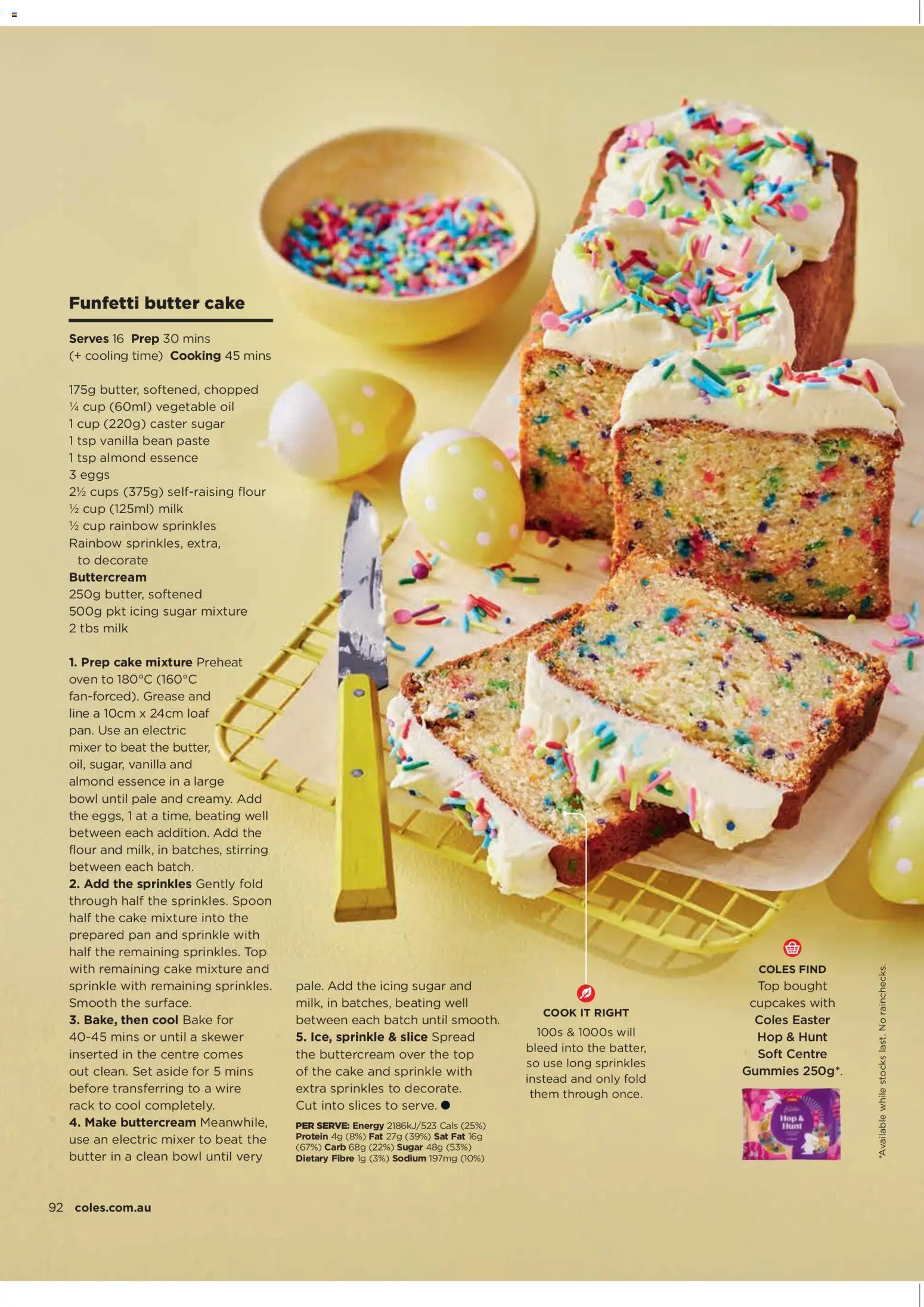Coles catalogue - valid from 05/03/2026 | Page: 92 | Products: Cake, Icing sugar, Vanilla, Mixer