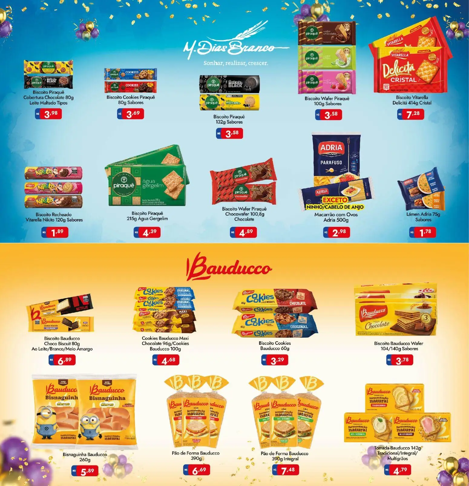 Supermercados Rondon Folheto - válido de 21/09/2026 | Página: 10 | Produtos: Ovos, Chocolate, Pão de forma, Cookies
