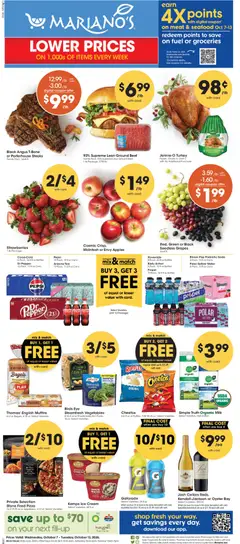 Preview of Mariano's weekly ads valid from 10/07/2026