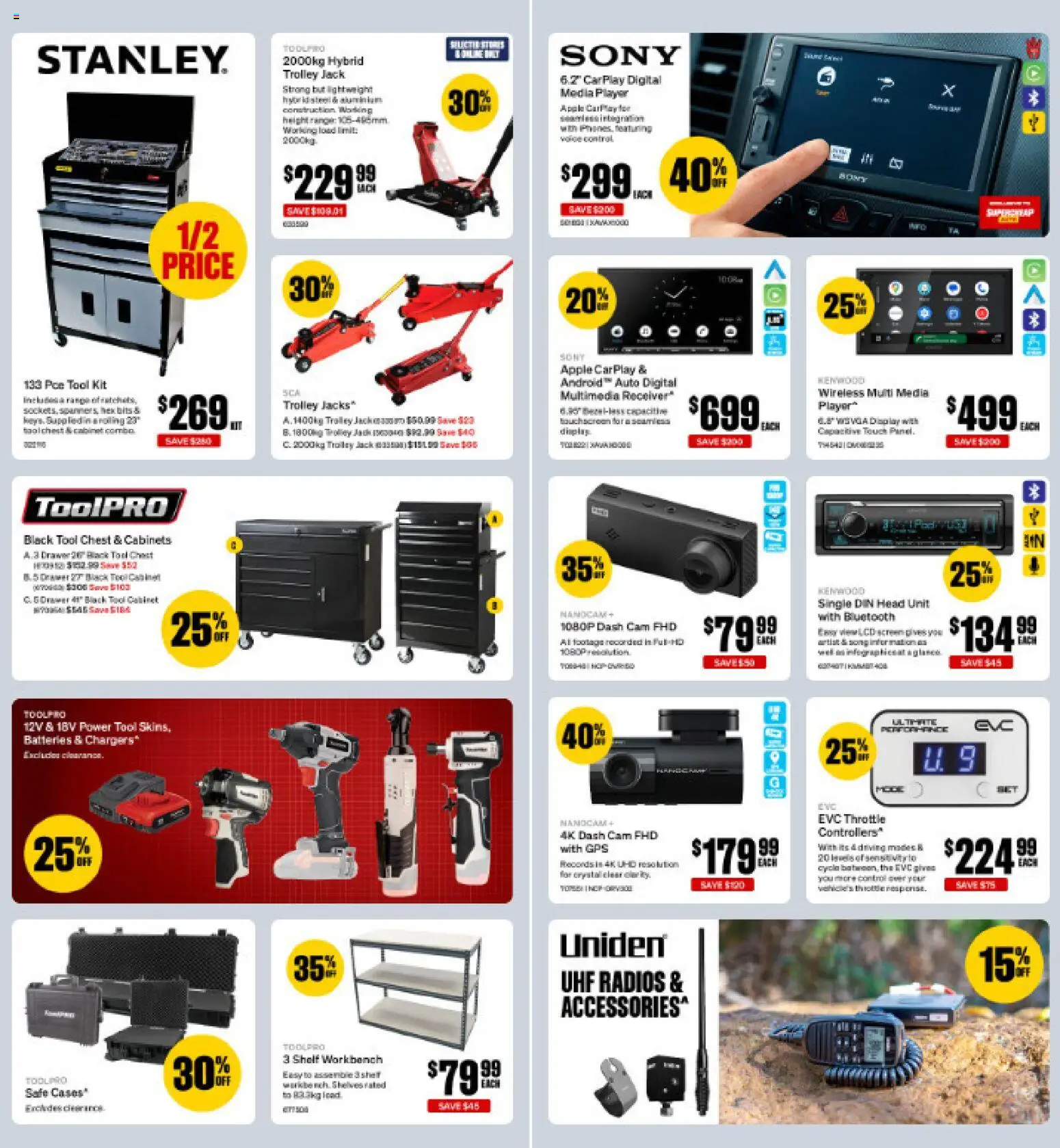 Supercheap Auto catalogue - valid from 08.05.2026 | Page: 9 | Products: Cabinet, Trolley, Accessories, Screen