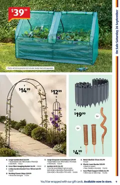 Preview of Large Garden Bed, Assembled size: 180cm(W) x 90cm(D) x 45cm(H) - valid from 23/09/2026 | Page: 9