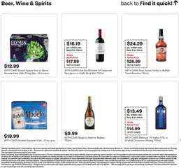Preview of CVS Pharmacy weekly ads valid from 24.05.2026 | Page: 21 | Products: Wine, Beer, Bourbon, Vodka