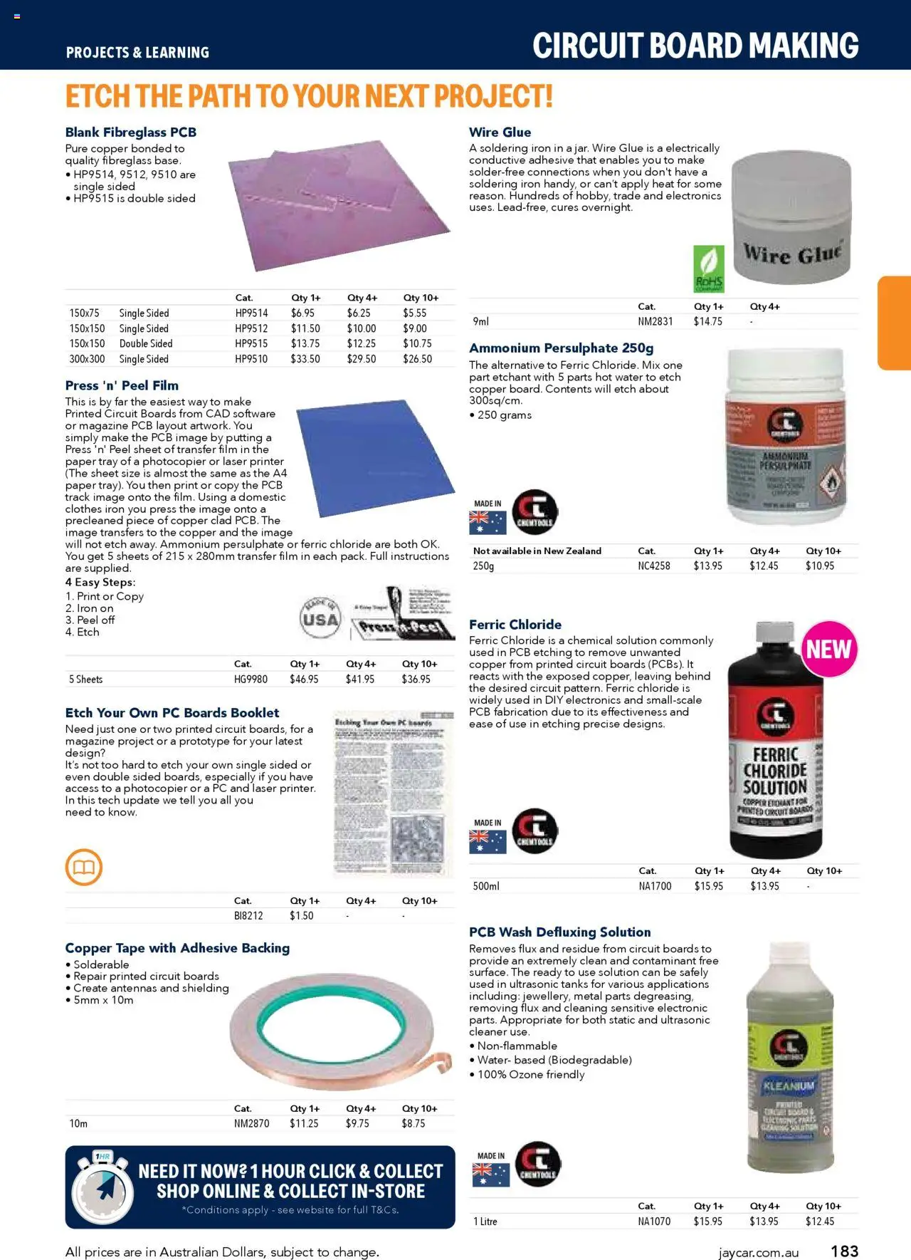Jaycar catalogue - valid from 09/07/2025 | Page: 183 | Products: Cleaner, Peel, Water, Magazine