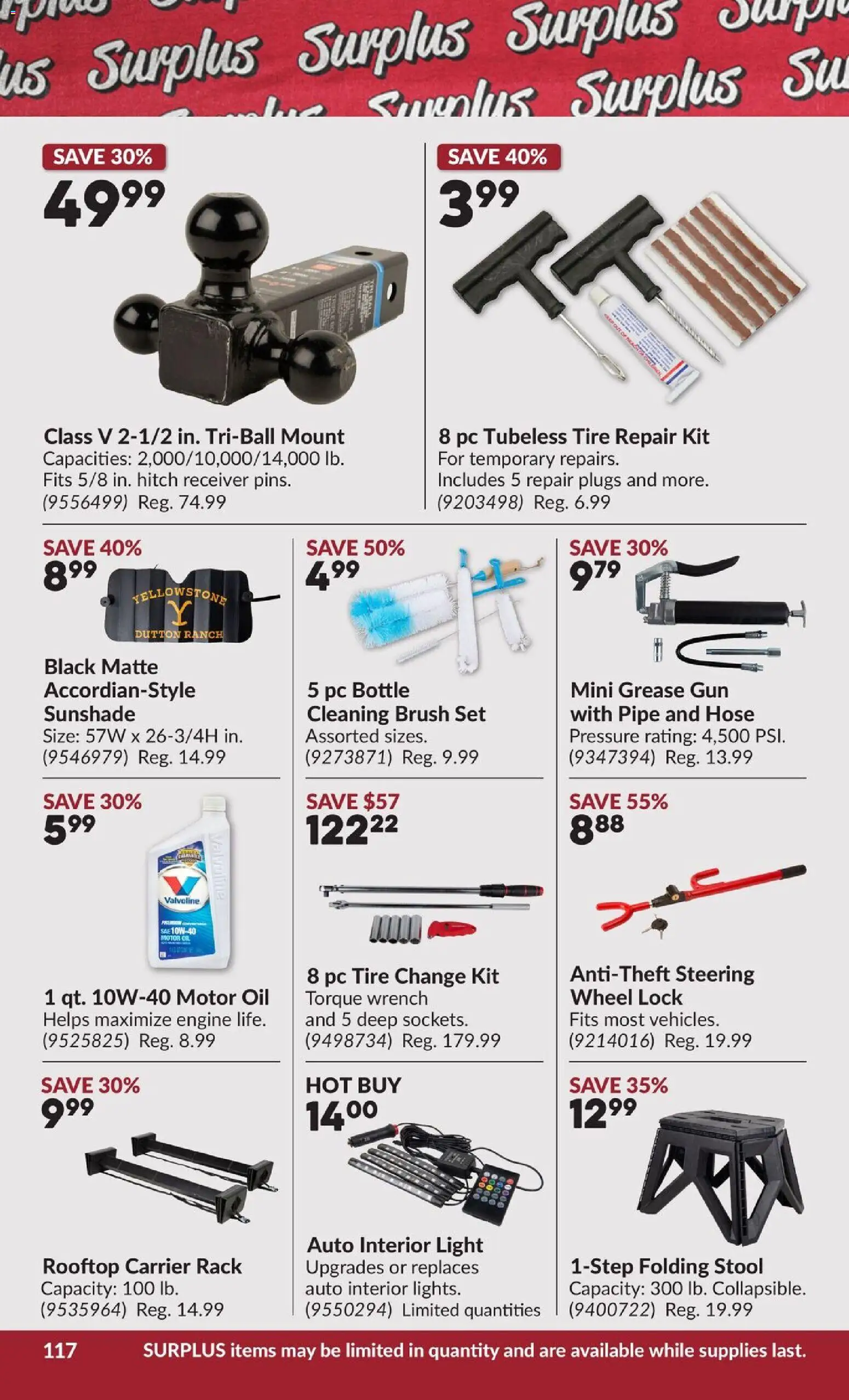 Princess Auto flyer valid from 10.03.2026 | Page: 123 | Products: PC, Brush, Oil