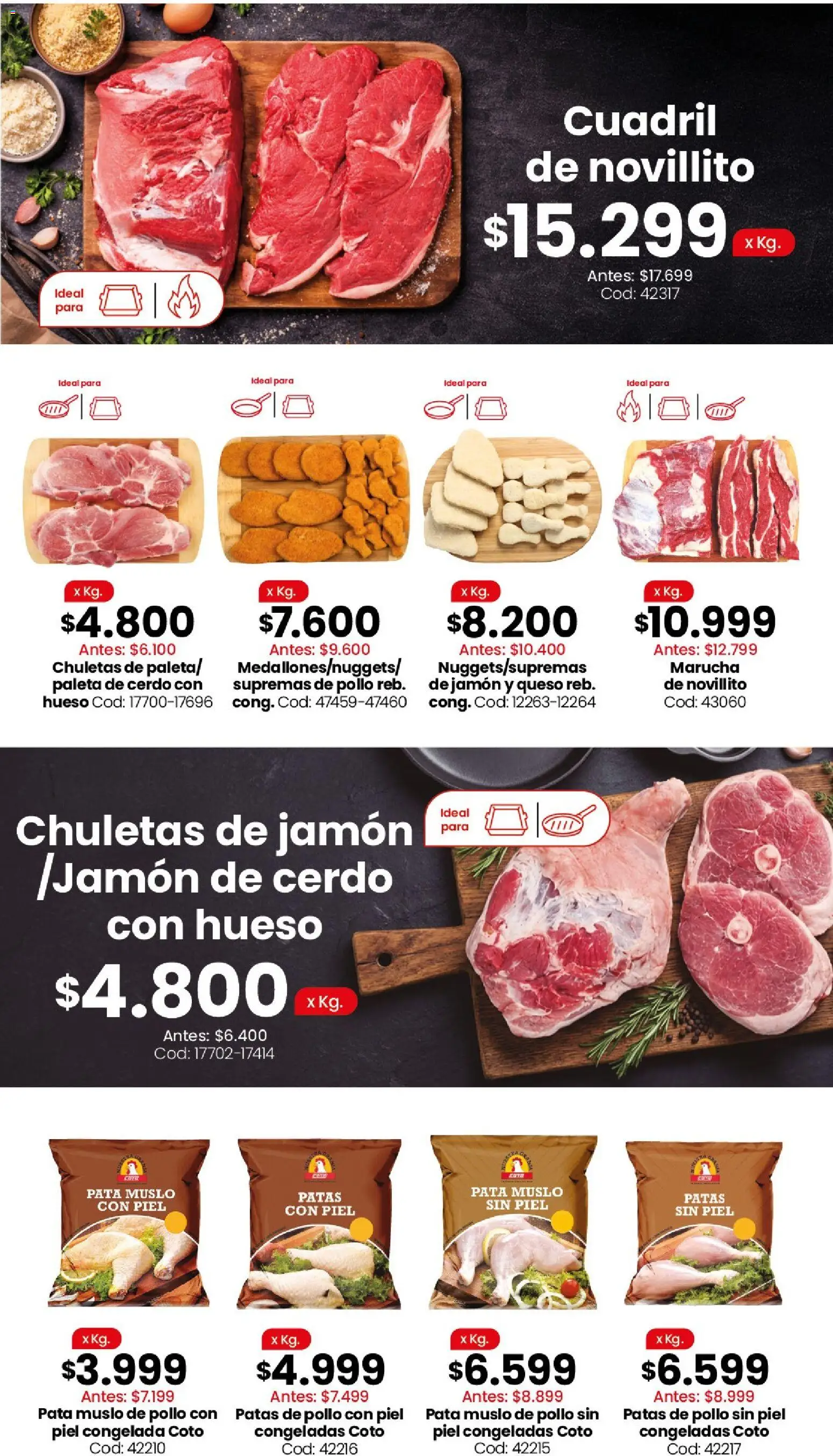 Coto - Ofertas │ válido desde el 01/08/2026 | Página: 2 | Productos: Pollo, Queso, Jamón, Cerdo