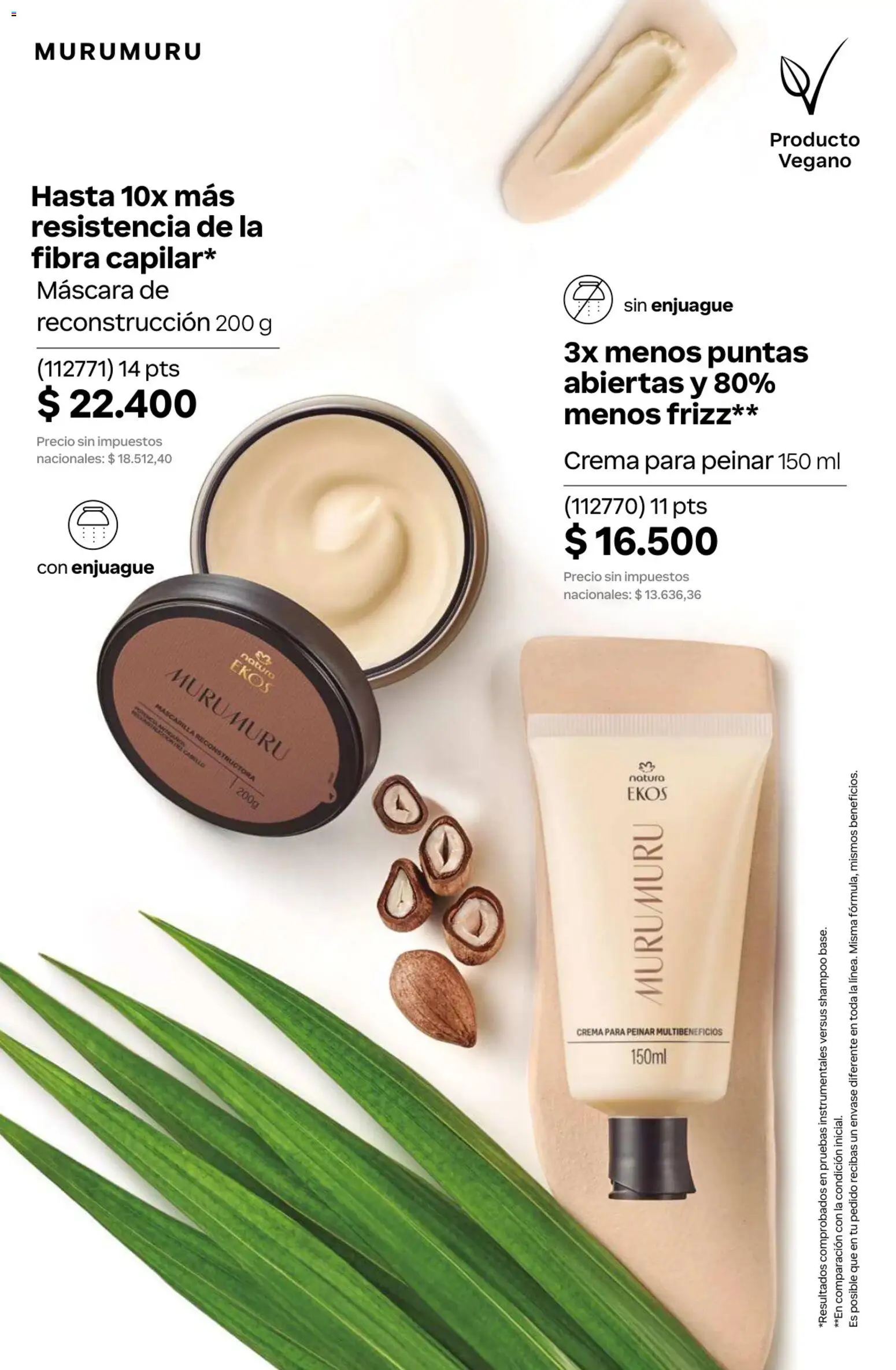 Catálogo Natura Ciclo 10 │ válido desde el 30/06/2026 | Página: 286 | Productos: Mascarilla, Máscara, Shampoo, Crema