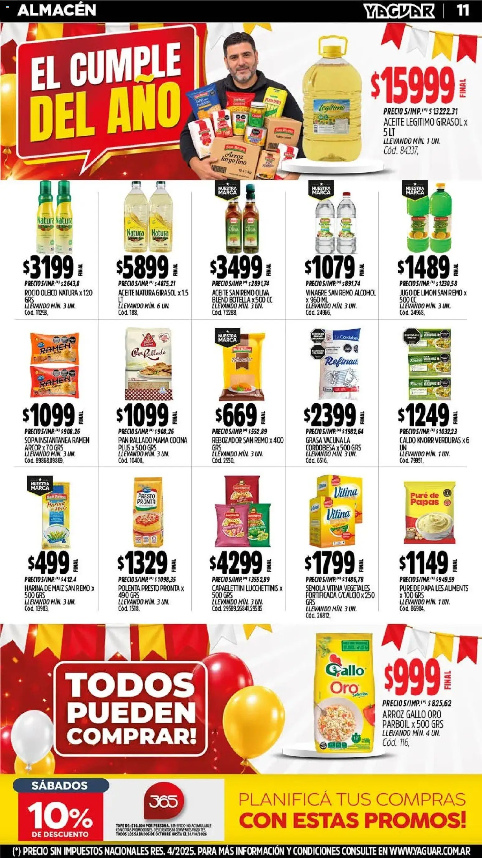 Yaguar - Oferta Semanal Mendoza │ válido desde el 12/10/2026 | Página: 13