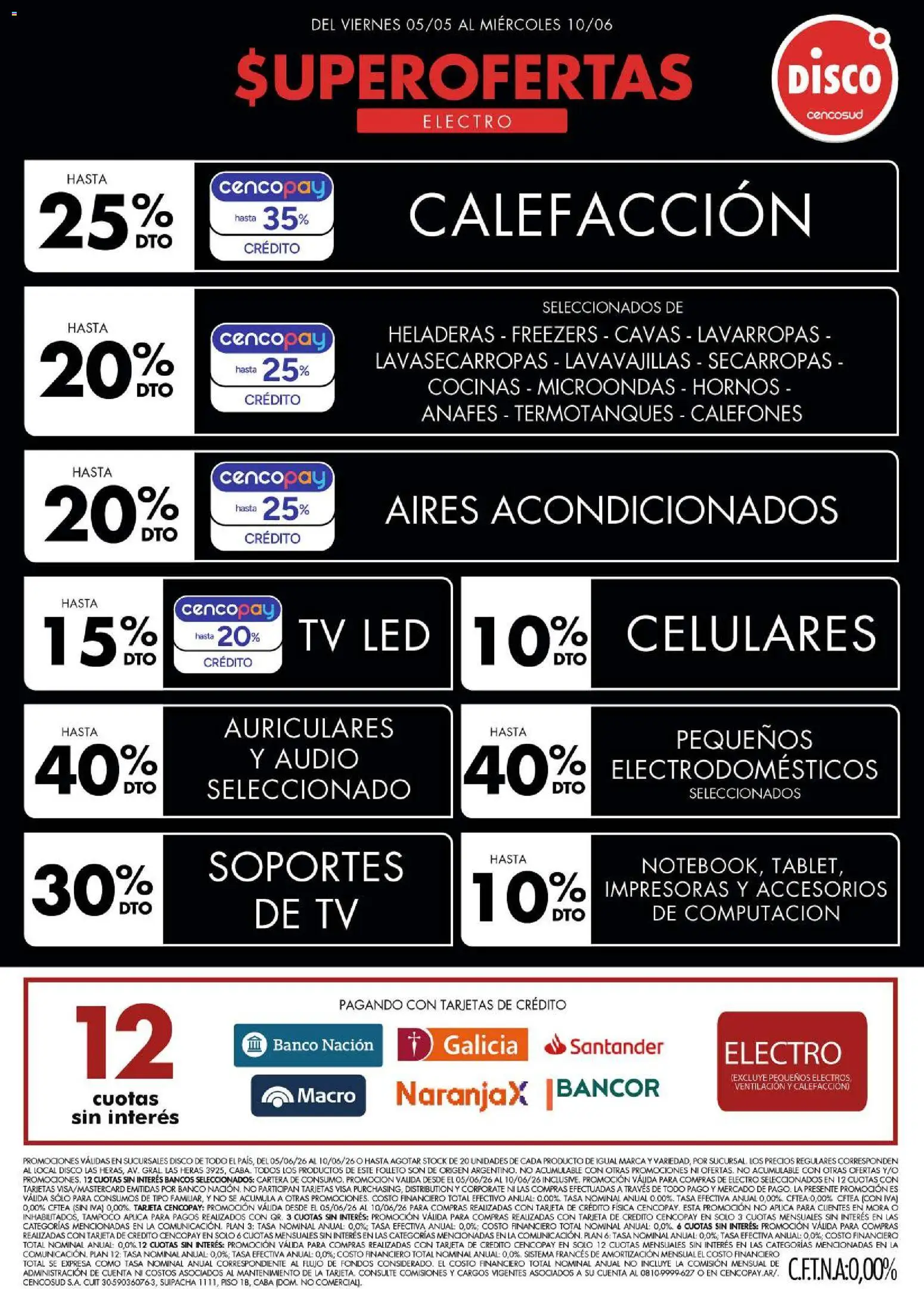 Disco - Ofertas | Electro, T. Libre y más │ válido desde el 05.06.2026 | Página: 1 | Productos: Audio, Auriculares, Disco, Microondas