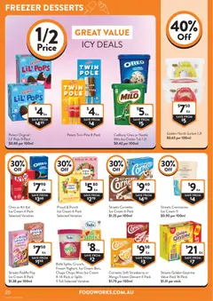 Preview of Foodworks catalogue  - valid from 13.05.2026 | Page: 20 | Products: Pineapple, Cream, Mango, Raspberry