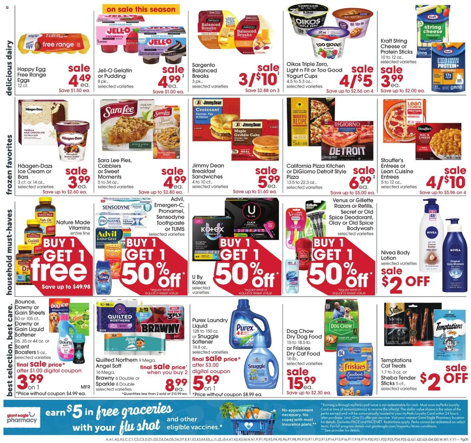 Giant Eagle Weekly Ad - valid from 08/20/2026 | Page: 9 | Products: Fish Oil, Crackers, Butter, Fish
