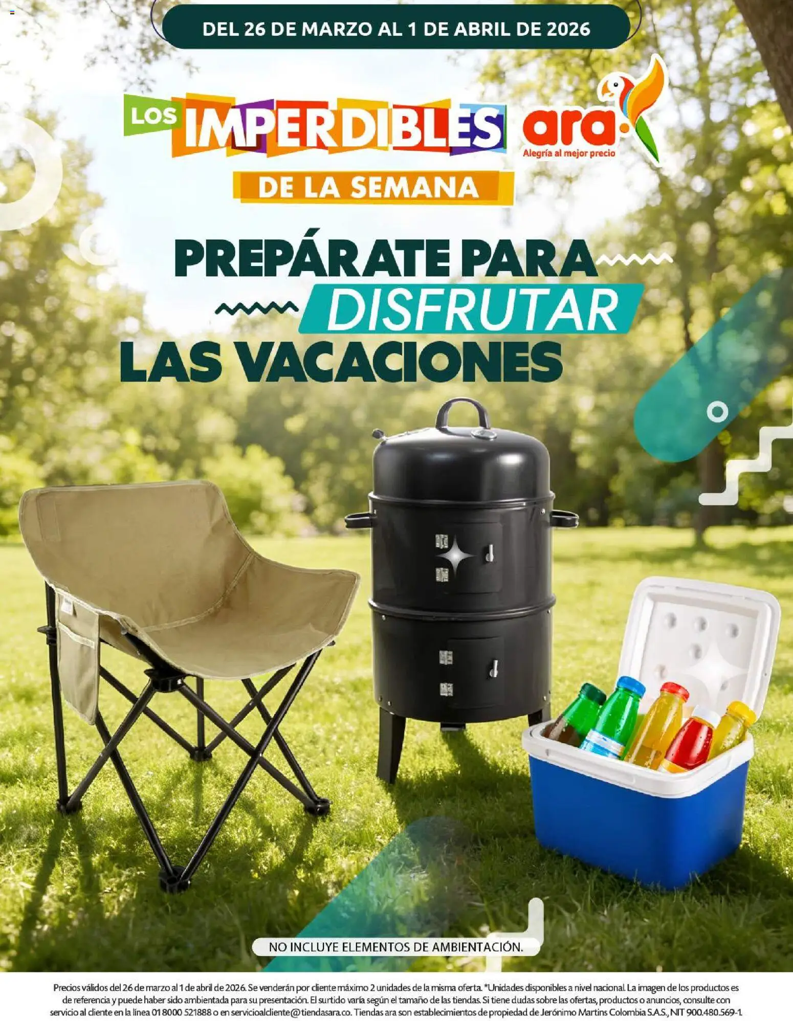 Ara revista - valida desde el 26.03.2026 | Página: 1 | Productos: Sobre
