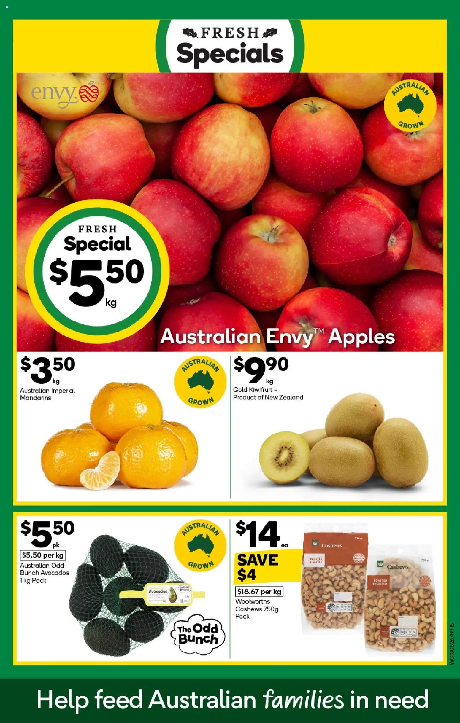Woolworths catalogue - valid from 13.05.2026 | Page: 15 | Products: Apples, Kiwifruit, Mandarins